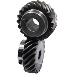 Motorritzel, Zahnrad, Modulritzel, Zahnritzel, Motorzahnradsatz, 2 Stück 1,0 Modul linkszahniges Schrägkegelrad Spiralkegelrad 8/10/12 mm Bohrung Zahnrad Ritzel Zahnstange(30t 15mm)