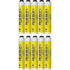 Agip GR MU EP2 Long-Term Grease Cartridge 400 g with Screw Thread for LubeShuttle Grease Guns