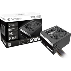 Thermaltake TR2 Series 500 W 80 Plus Certified Active PFC Power Supply Unit - Black