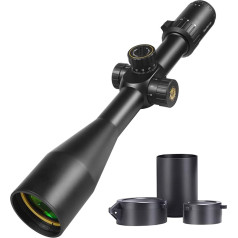 WestHunter Optic HD 6-24X50 FFP Rifle Scopes, 30 mm First Focal Tarpaulin Tactical Precision Rifle Scope (1/10 MIL)