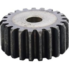 1 Piece 1.5 m Spur Gear, 20/21/22/23 Teeth, 8 mm Process Hole, Gear, Mild Steel Material, Flat Gear, Total Height 15 mm (21 Teeth)