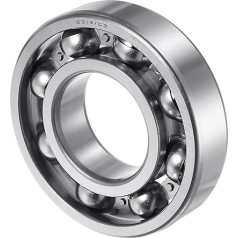 sourcing map 6314 Deep Groove Ball Bearing 70x150x35mm C3 Clearance Radial Bearing Open Type ABEC1 Chrome Steel Bearings Single Row