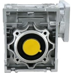 Stepper Motor NMRV050 Worm Reducer 1:7.5/10/15/20/25/30/40/50/60/80/100 Ratio 14mm/19mm Input Shaft Gearbox Reducer (Size : Ratio 15, Color : Input 19 for Name52)