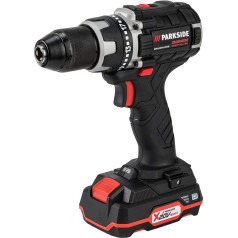 Parkside Cordless Drill X20V PABSP 20 Li B2 Cat. Performance (Brushless, Incl. 4.0 Ah Battery and Charger in Carrying Case)