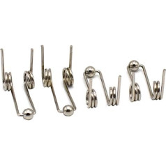 V Shaped Spring 4Pcs Wire Diameter 1.2mm Curling Iron Replacement Part Fix Broken Double Return Torsion Spring (Size : FW-TB-TFB1.2X28) (Size : FW TB TFB1.2X26)