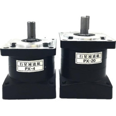 Nema42 110 mm Planetary Gearbox Ratio 3-216:1 Speed Reducer 3000 rpm Carbon Steel Gear Stepper Electronic Starter Servo Electronic Starter Planetary Reducer EKFBQBGW (Ratio 25, Output 22 for Servo)