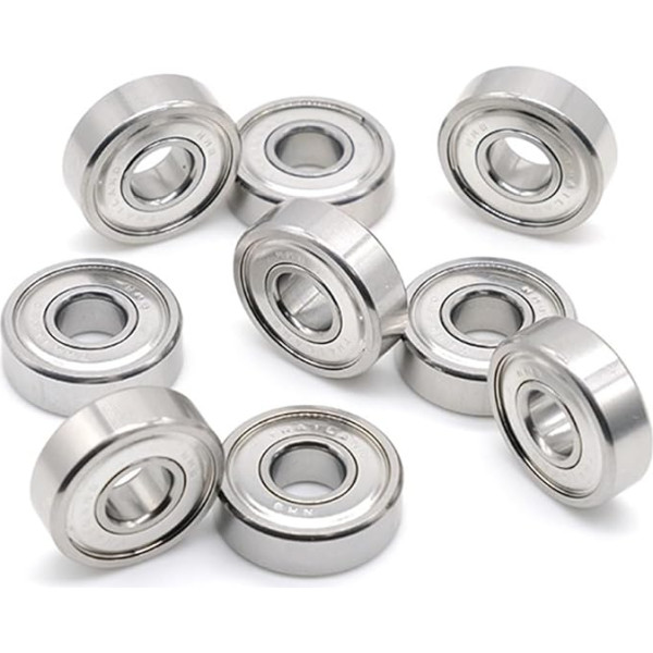 607ZZ ABEC-7 (Pack of 10) 7x19x6mm Miniature Bearing Steel Ball Bearings 607ZZ EMQ Z4V3