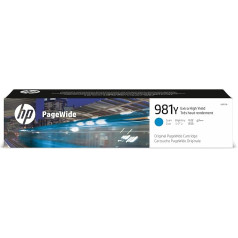 HP 981Y Extra High Yield Cyan Original PageWide Cartridge (L0R13A)