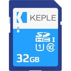 Keple 32 GB SD Memory Card High Speed Class 10 SD Memory Card Compatible with Nikon Coolpix S9700, S32, S2900, S3700, S01, S02, S800c SLR Camera | 32 GB Memory Card UHS-1 U1 SDHC Card