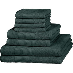 Merana Hand Towel Set, Absorbent, Soft and Lint-Free, Terry Towelling Guest Towel, Quality Made of Heavy Organic Cotton, 590 GSM