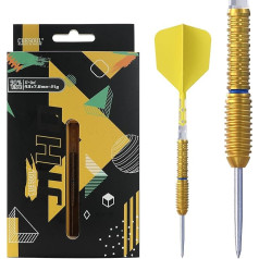 CUESOUL JIHO S1-S8 Series 21g/22g/23g Steel Tip 90% Tungsten Dart Set with Unifying ROST T19 Flight