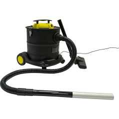 Mauk® Ash Vacuum Cleaner 1200 W 20 Litres with Motor and Wheels HEPA Filter