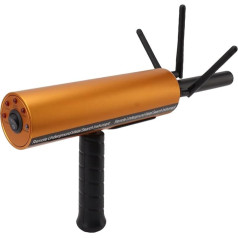 AKS Metal Detector, 1200 Metre Range, 25 m Depth, High Precision Gold Tracking Treasure Scanner with 3 Antennas, Rechargeable Remote Search Metal Finder Scanner for Gold, Silver