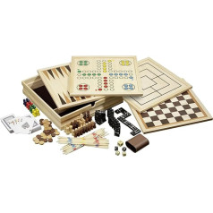 Philos Wooden Game Compendium - 30cm (8 games)