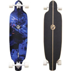 Coasto - Surfskate - Skateboard for Skatepark, Street, Pumptrack and Surfing - Ideal Board for Cruisers - Offroad - Optimised Trucks - Transparent and Grippy Deck Pad