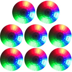 BSMEAN Scooter, 8 Pieces Inline Skate Wheels with 16 LED Light Up Wheels Spare Wheel 68mm/70mm/72mm/76mm Roller for Kids and Adults