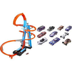 Hot Wheels Sky Crash Tower + 1:64 Die-Cast Car Gift Set