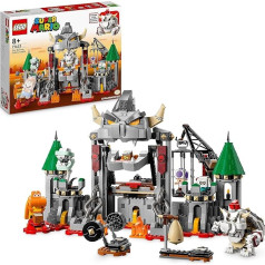 LEGO Super Mario Bone Bowsers Fortress Battle - Expansion Set Toy with 5 Characters: Bone Bowser, An Ember Sucker, A Bone Piranha, A Bone Gumba and A Purple Toad 71423