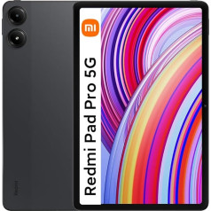 Xiaomi Redmi Pad Pro Tablet 12.1 Inch 5G Buttery Smooth Display, 8+128GB 2024 Android Mi Tablet with 8MP Rear Camera 10000 mAh Battery up to 33.9 Days Battery Life WiFi Pad, Black