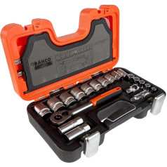 Bahco S240AF Socket Set, Multi-Colour, Set of 24 Pieces