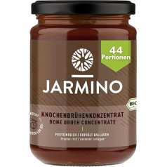 Bone Broth JARMINO Organic Bone Broth Concentrate of Beef Made in Germany 440 g (44 Servings), Rich in Organic Collagen