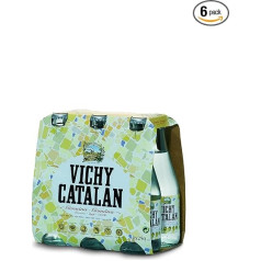 Vichy Catalan Carbonated Water Glass Bottles 6 x 25 cl (Pack of 6 Bottles)