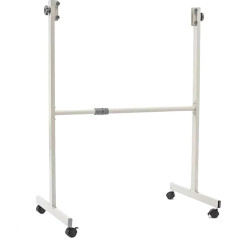 Generisch Rolling Whiteboard Stand, Adjustable Angle Height, Standing Dry Erase Board Easel on Wheels, Metal Stand