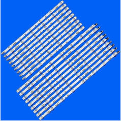 MFHgLKT 18-teiliger LED-Streifen-Ersatz, kompatibel mit den Modellen UE55JU6800 UE55JU6800K UE55JU6872 UE55JU6870 UE55JU6850 V5DR_550SCA_R0 BN96-38482A BN96-38481A
