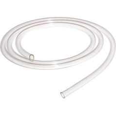 TEN-HIGH Clear Teflon Tubing 8mm ID x 12mm OD for 3D Printer PTFE Teflon Hose 2m (Length 2m)