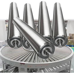 tragrollen förderband Förderband-Schwerkraftrollen aus Stahlrohr – 1,5 Zoll, 1 Zoll, 1,3 Zoll, 2 Zoll, 2,4 Zoll Durchmesser, 5 Stück Ersatz-Förderbandrollen 4 8 10 12 14 16 17 18 20 22 24 26 30 36 40