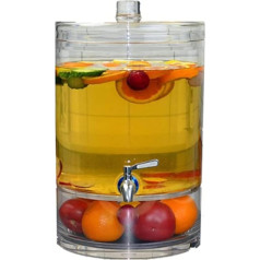 Drinks Dispenser with Storage Base and Great Wide Mouth for Outdoor, Party and Daily Use