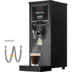 VEVOR Commercial Kettle 10L Electric Hot Water Dispenser with Stainless Steel Heating Tube 2500W Gradually Fast Heating 50L per Hour Hot Water Boiler for Coffee Tea Restaurant