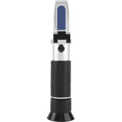 Tiiyee Brix Refractometer, Portable Honey Sugar Tester for Measuring Sugar Content with Temperature Compensation Handheld Meter for Beer Wine Fruit Juice