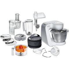 Bosch MUM 54251 (Silver, White, 3.90l) Mulitfunctional Food Processor