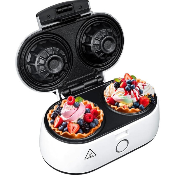 ADLER EUROPE AD3062 Waffle Rack, Waffle Moil, 1400W Power, for Crispy Bowls, Non-Stick Coating