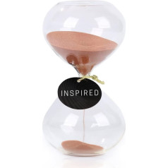 Biloba Puff Hourglass Colorful Sand Timer Kitchen Timer - Inspired Glass 3min/5min/30min/60mins for Home, Office