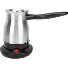 600 ml Electric Coffee Pot, Stainless Steel, Quick Heating Design, Secure Grip, Even Pour Control, for Family Use, ABS Material