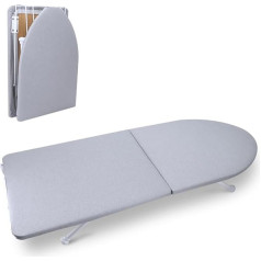 Folding Ironing Board, 98 x 30 cm, Compact Folding Wooden Ironing Board, Non-Slip Folding Legs, Lightweight, Space-Saving, Portable Ironing Board, Space Saving, Perfect for Travel, Small Ironing Board