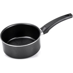 Moneta Gea 16 cm 100% Recycled Aluminium Casserole with 1 Handle, Suitable for Any Hob Including Induction, Made in Italy