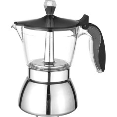 sunroot Moka Pot, 4 Cups Espresso Cuban Coffee Percolator Premium Moka Italian Espresso Coffee