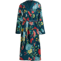 Pip Studio Good Evening Bathrobe Blue L, darkblue