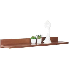 RICOO WM055-ER Standing Shelf, Wooden Shelf, Rustic Oak Brown Bookcase, Organiser, Book Cabinet, Room Divider, Plant Shelf for Living Room, 69 x 8 x 19 cm