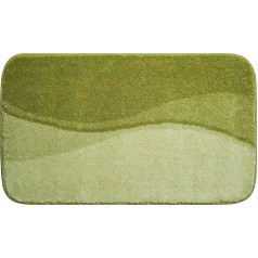 Linea Due bath rug, ultra soft and absorbent, anti slip, FLASH, 70x120 cm, green