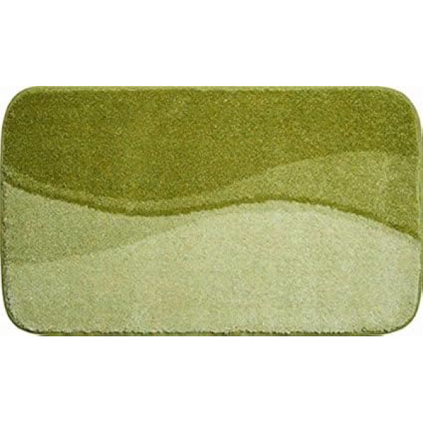 Linea Due bath rug, ultra soft and absorbent, anti slip, FLASH, 70x120 cm, green