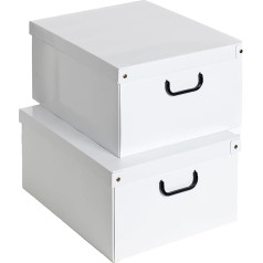 Kanguru la coperta con le maniche Perfumed Cardboard Storage Box, Small, 1 Unit, Model Violet 662 VI, Bianco E Viola, S