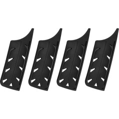 QUARKZMAN Pack of 4 Knife Covers, Blade Edge Protection for 7 Inch Chopping Knives, Blade Edge Protection, Universal Knife Sheath for the Kitchen, Black