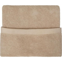 Drift Home - Abode Eco - 80% BCI Cotton, 20% Recycled Polyester Bath Towel, 70 x 130 cm, Natural