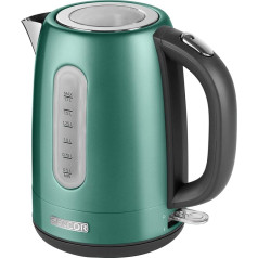 SENCOR SWK 1771GR Kettle Stainless Steel with Removable Filter 2150 Watt Volume 1.7 L Metallic Green