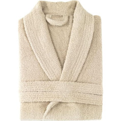 Top Towels - Unisex Bathrobe for Men or Women - 100% Cotton - 500 g/m² - Terry Towelling Bathrobe, camel