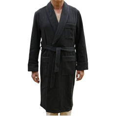 SGARLATA HOME Men's Wool and Cashmere Dressing Gown Classic Scarf Style London